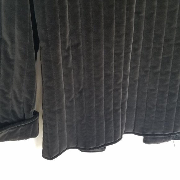 Vintage | Two Potato Black Velvet Quilted Jacket - Picture 10 of 16